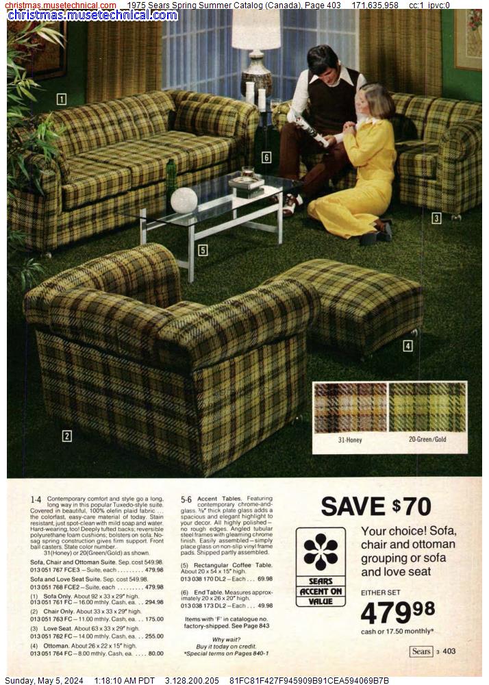 1975 Sears Spring Summer Catalog (Canada), Page 403