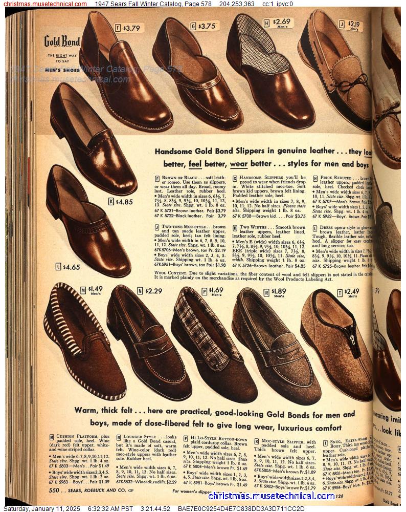 1947 Sears Fall Winter Catalog, Page 578