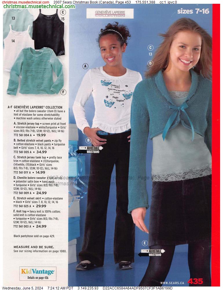 2007 Sears Christmas Book (Canada), Page 453