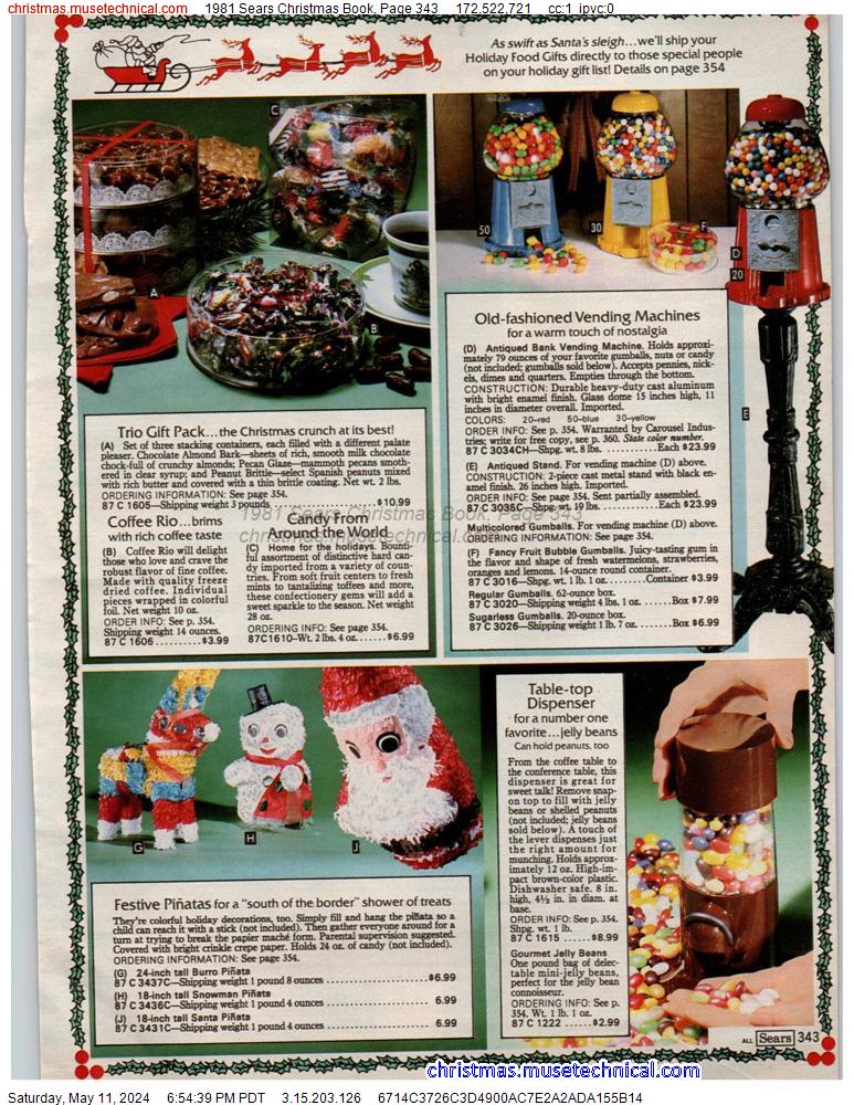 1981 Sears Christmas Book, Page 343
