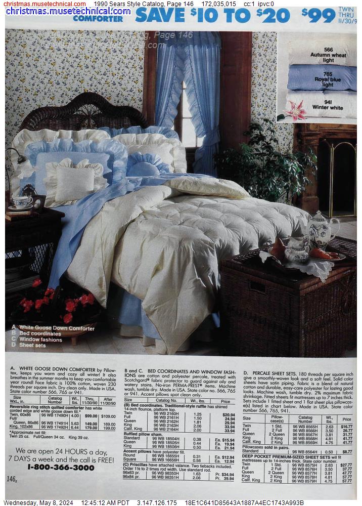 1990 Sears Style Catalog, Page 146