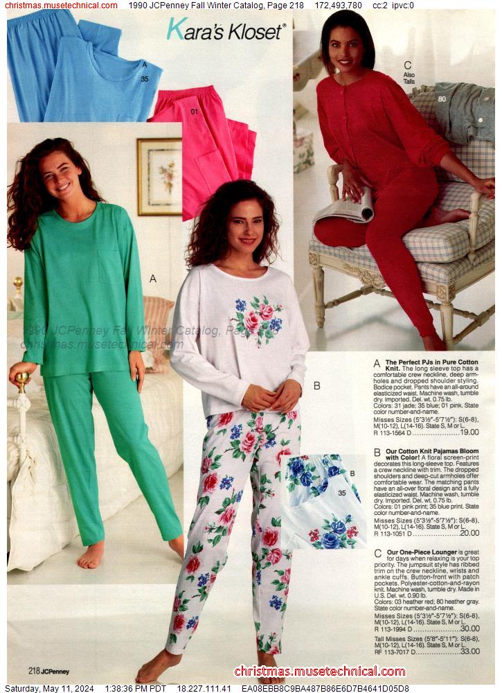 1990 JCPenney Fall Winter Catalog, Page 218