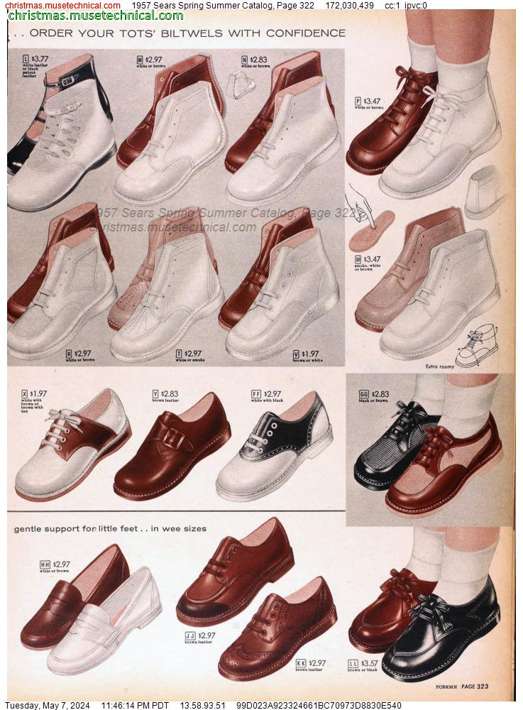 1957 Sears Spring Summer Catalog, Page 322