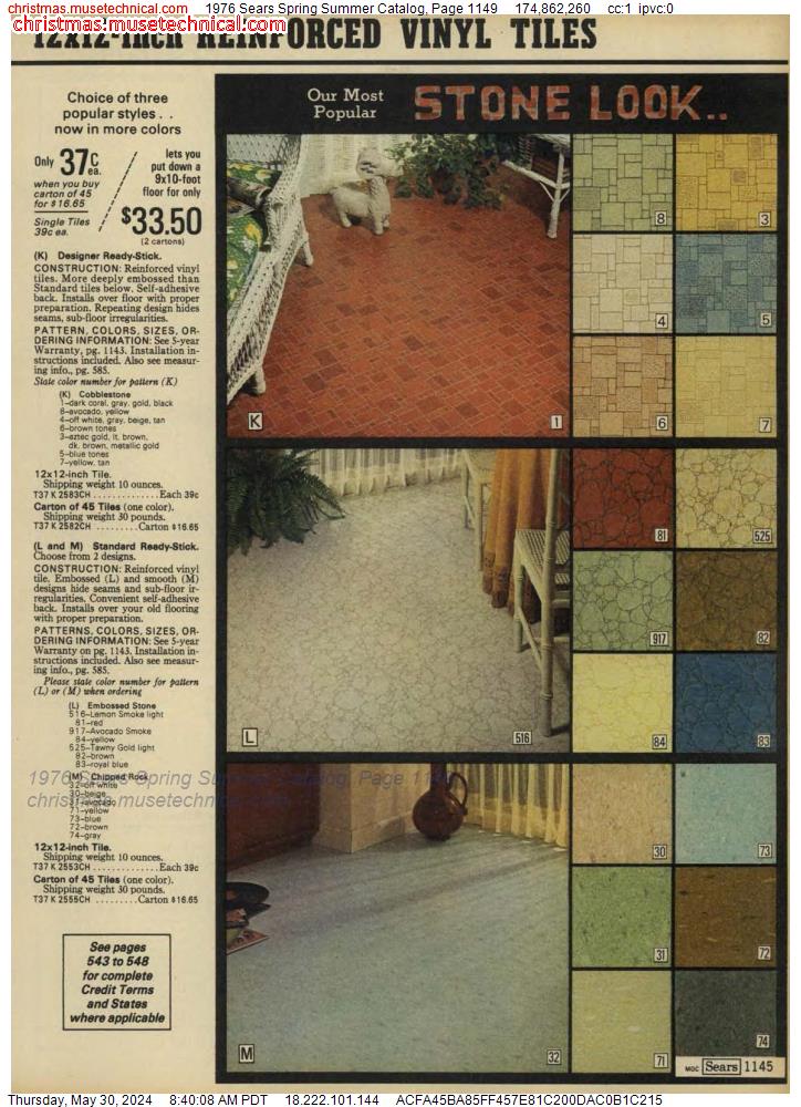 1976 Sears Spring Summer Catalog, Page 1149