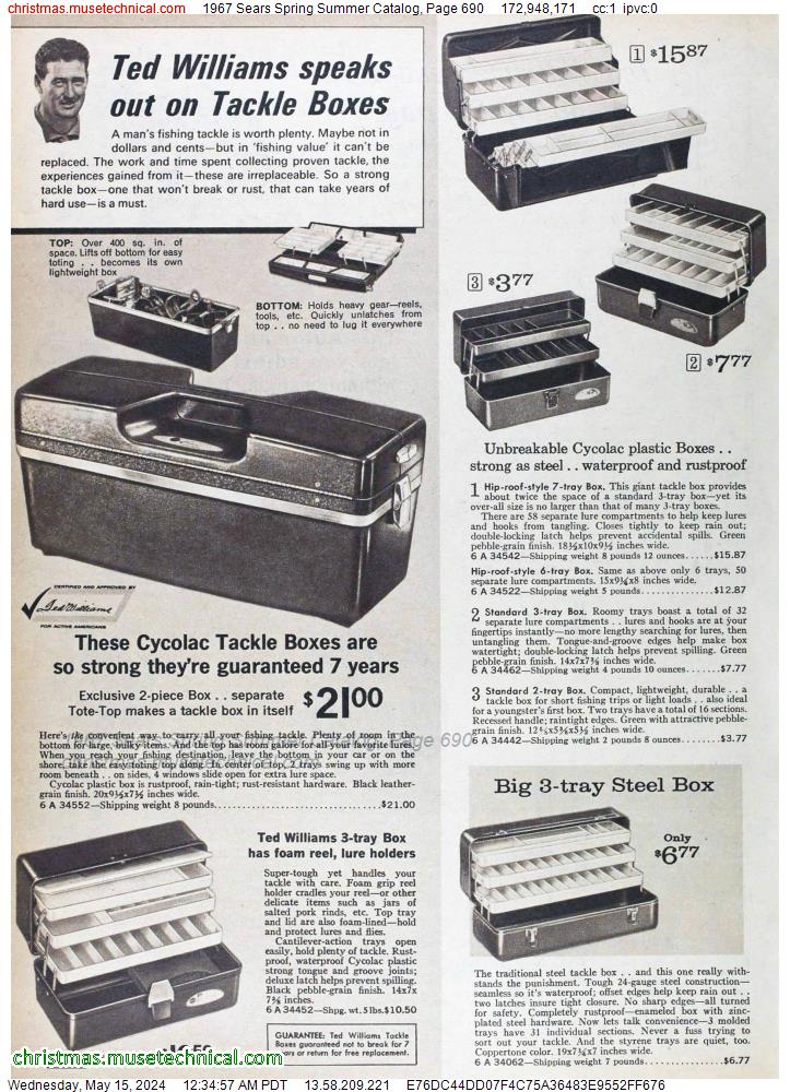 1967 Sears Spring Summer Catalog, Page 690
