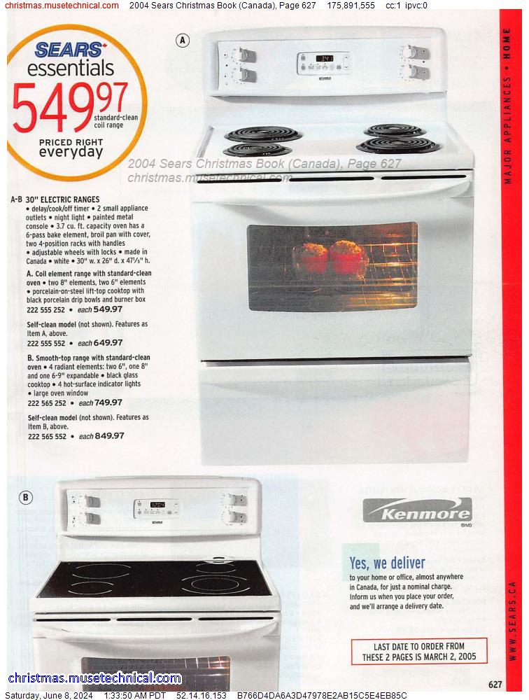 2004 Sears Christmas Book (Canada), Page 627