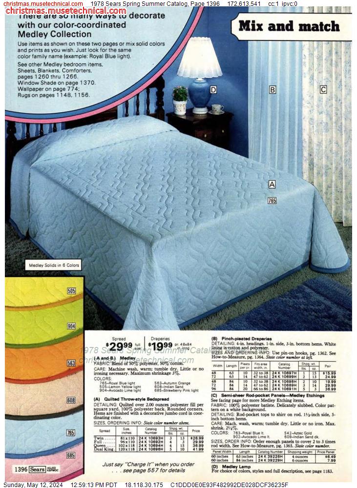 1978 Sears Spring Summer Catalog, Page 1396