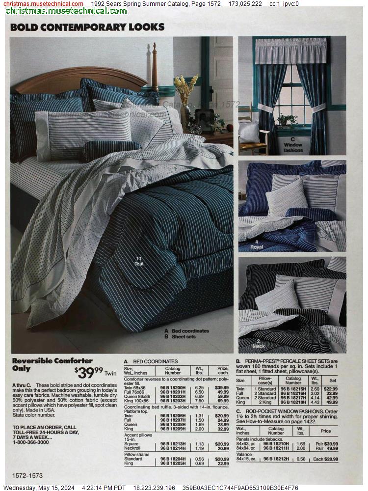 1992 Sears Spring Summer Catalog, Page 1572