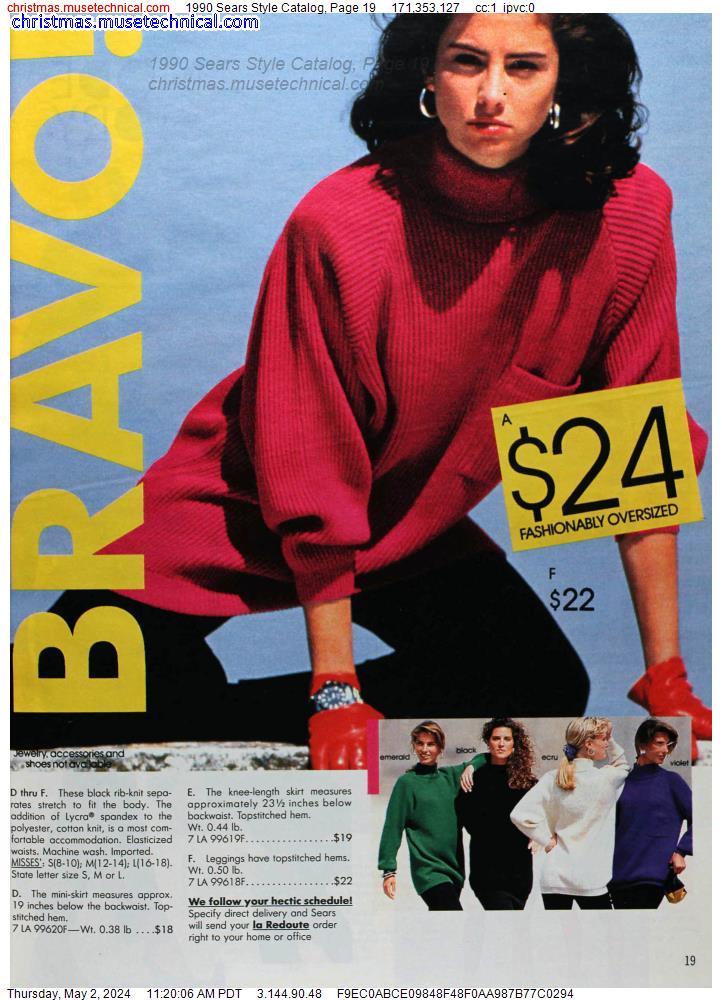 1990 Sears Style Catalog, Page 19