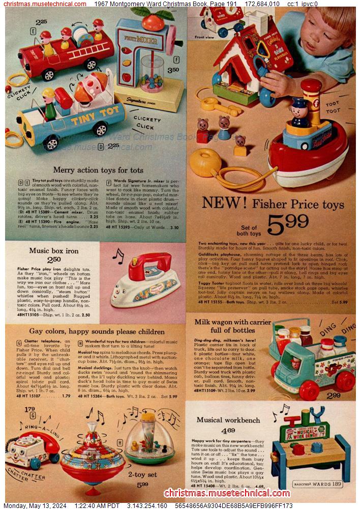 1967 Montgomery Ward Christmas Book, Page 191