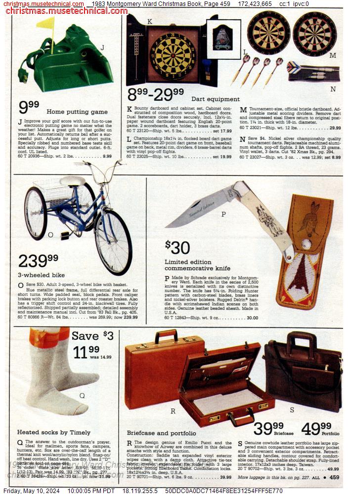 1983 Montgomery Ward Christmas Book, Page 459