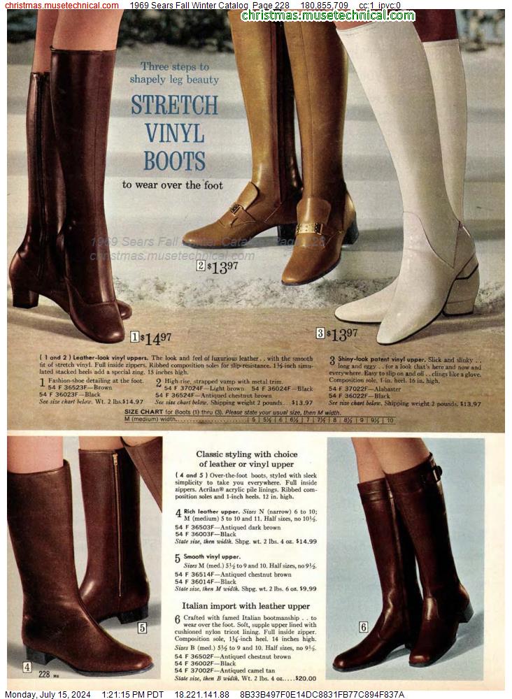 1969 Sears Fall Winter Catalog, Page 228