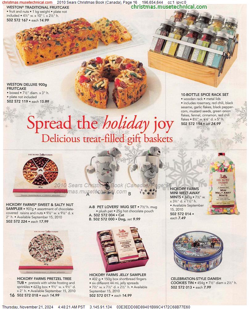 2010 Sears Christmas Book (Canada), Page 16