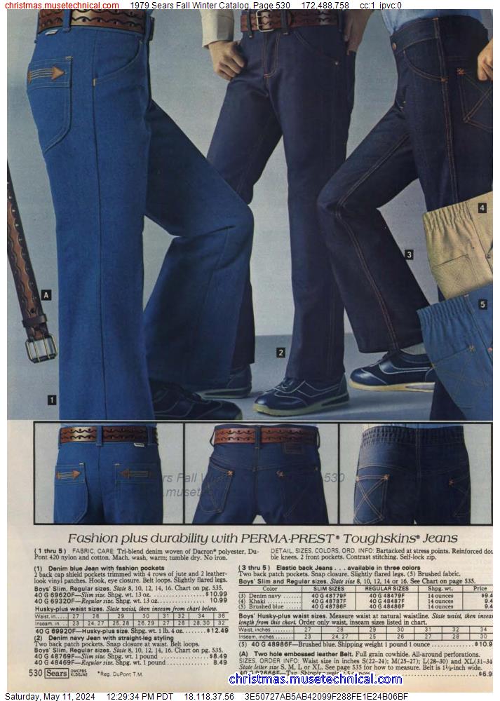 1979 Sears Fall Winter Catalog, Page 530