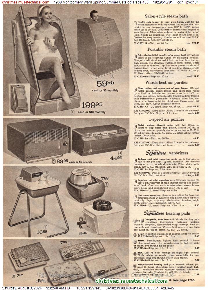 1968 Montgomery Ward Spring Summer Catalog, Page 436