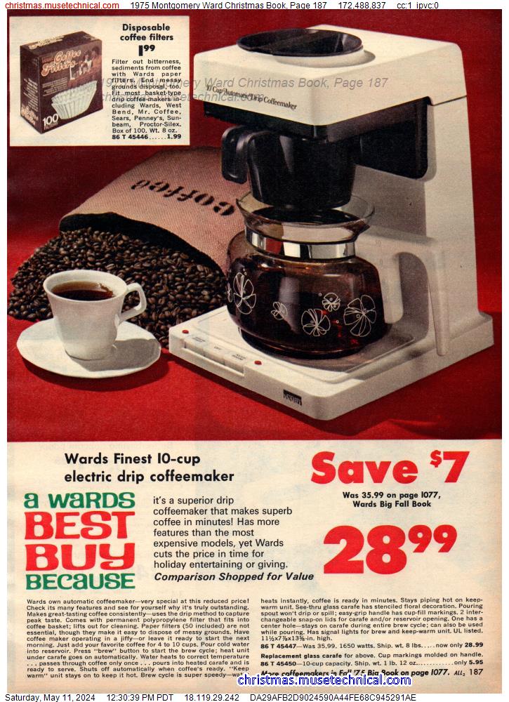 1975 Montgomery Ward Christmas Book, Page 187