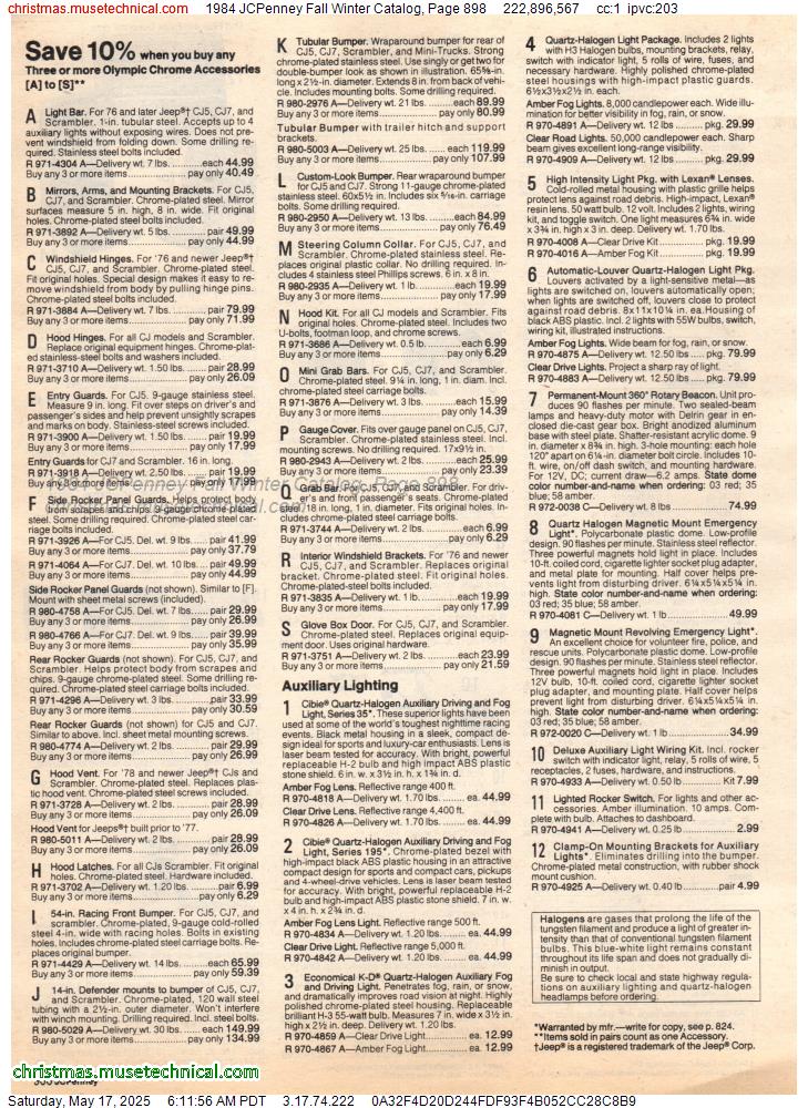 1984 JCPenney Fall Winter Catalog, Page 898