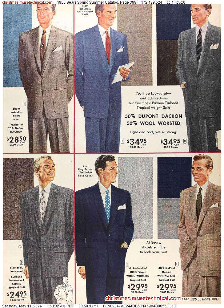 1955 Sears Spring Summer Catalog, Page 399