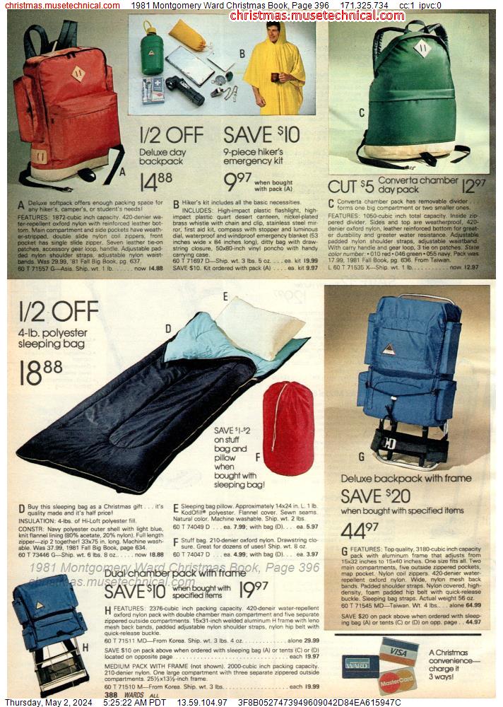 1981 Montgomery Ward Christmas Book, Page 396