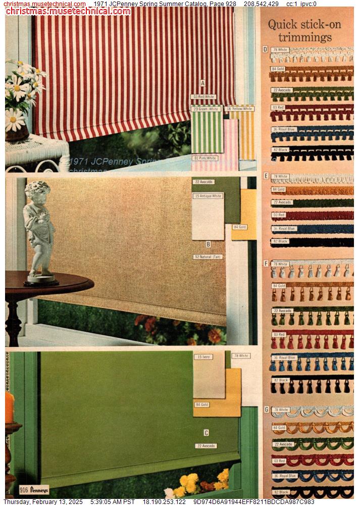 1971 JCPenney Spring Summer Catalog, Page 928