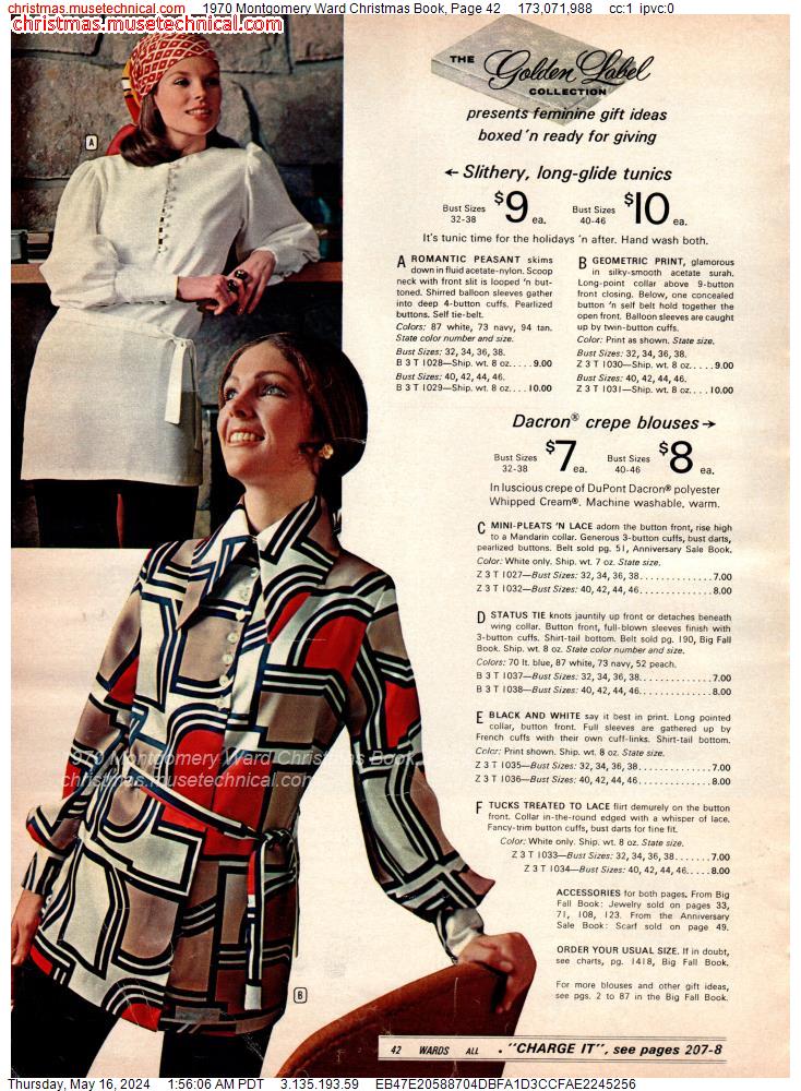 1970 Montgomery Ward Christmas Book, Page 42