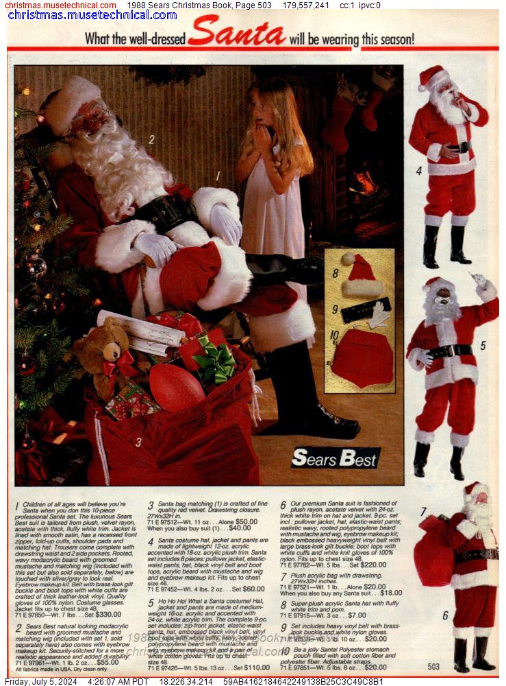 1988 Sears Christmas Book, Page 503