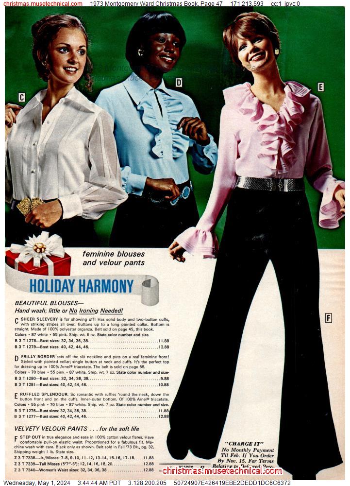 1973 Montgomery Ward Christmas Book, Page 47