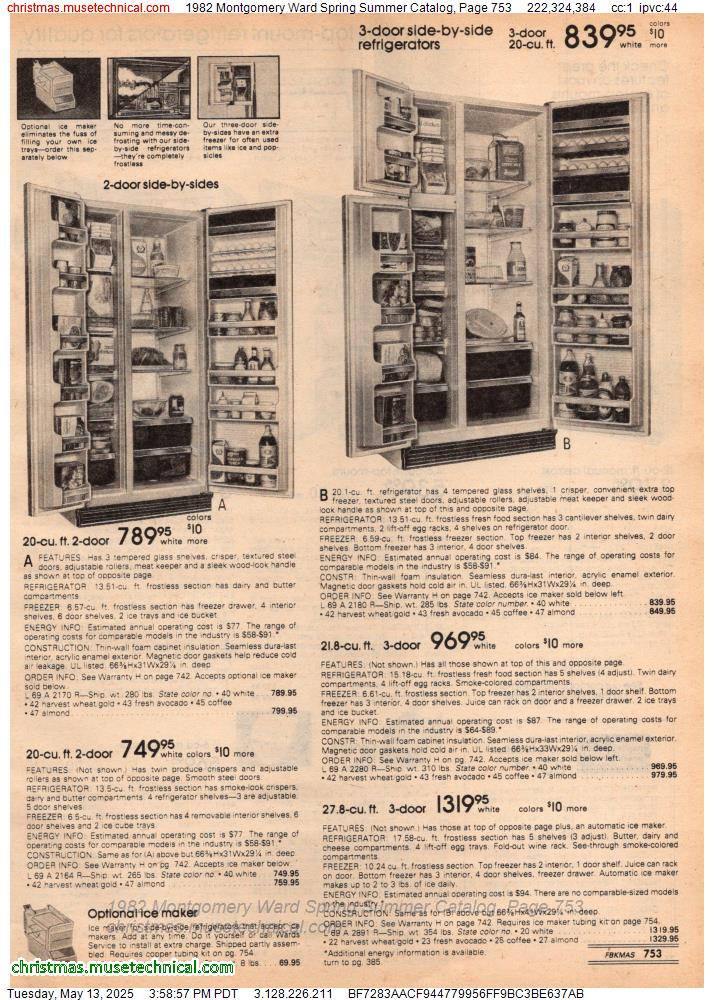 1982 Montgomery Ward Spring Summer Catalog, Page 753