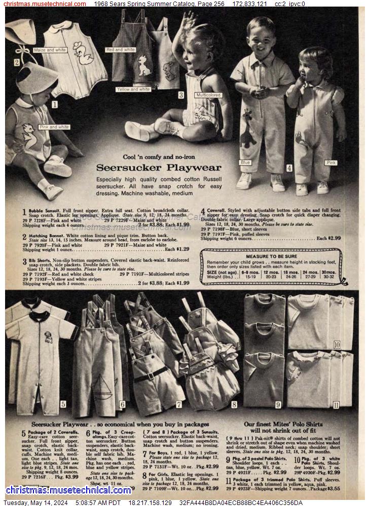 1968 Sears Spring Summer Catalog, Page 256