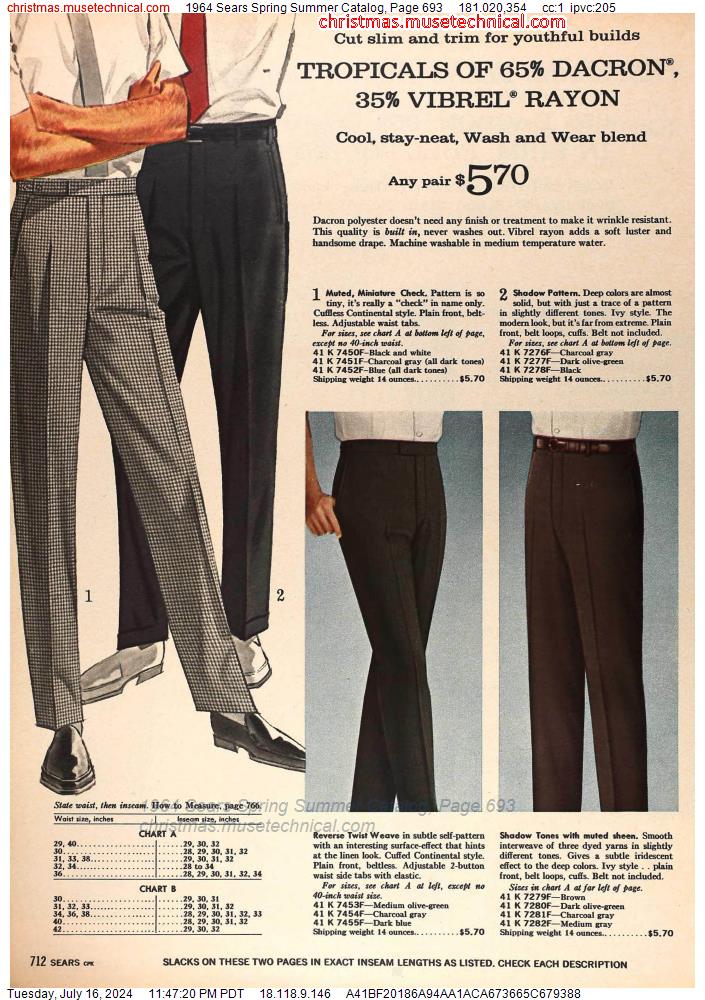 1964 Sears Spring Summer Catalog, Page 693