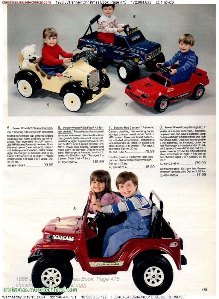 1986 JCPenney Christmas Book, Page 475