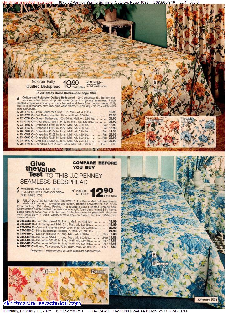 1976 JCPenney Spring Summer Catalog, Page 1033