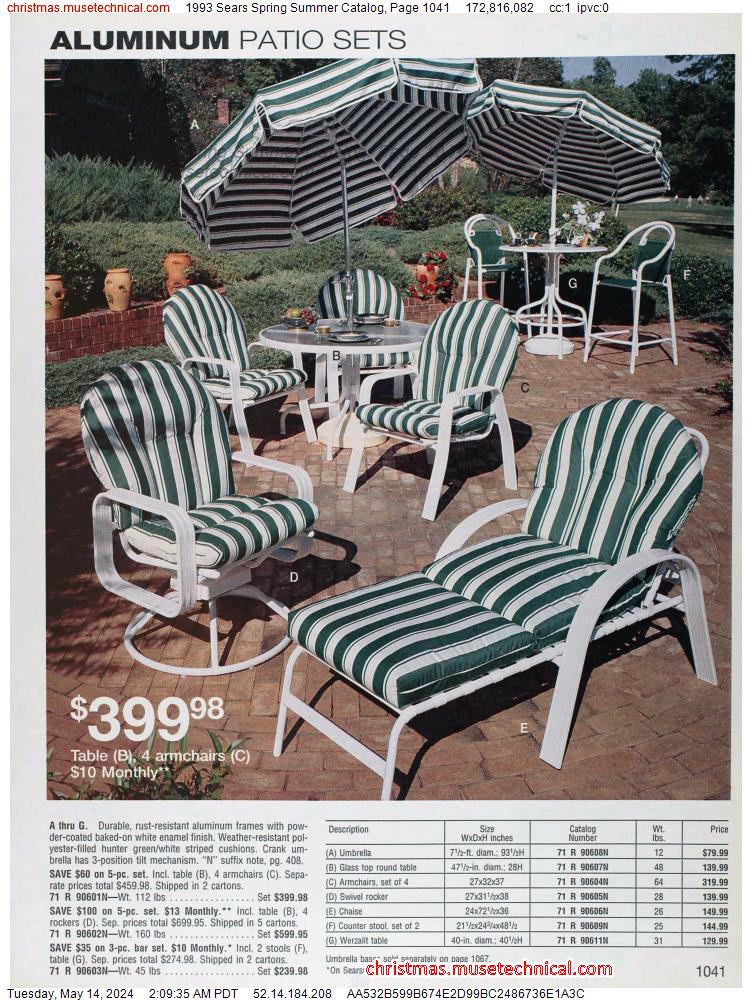 1993 Sears Spring Summer Catalog, Page 1041