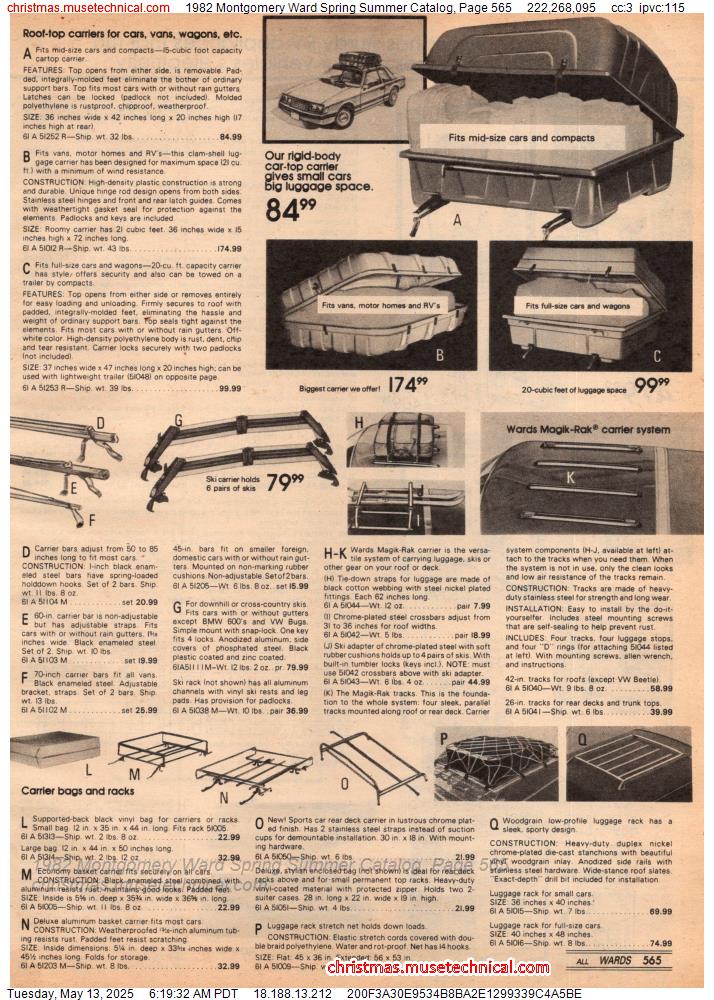 1982 Montgomery Ward Spring Summer Catalog, Page 565