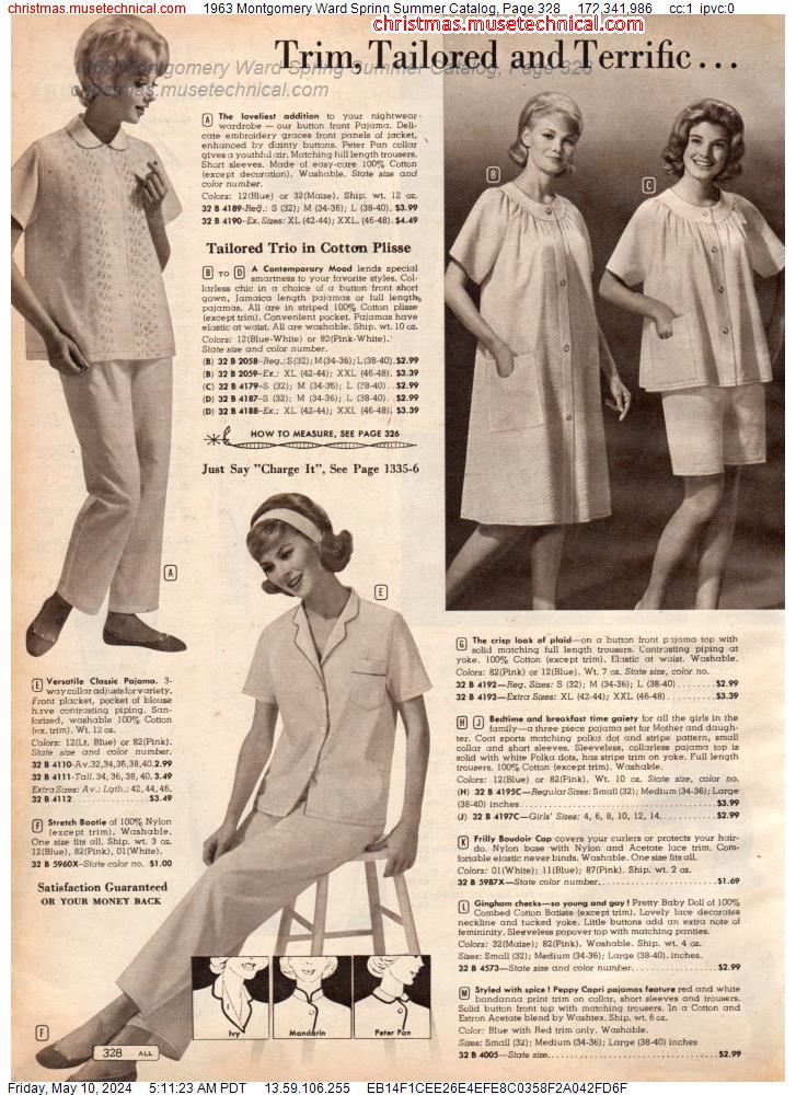1963 Montgomery Ward Spring Summer Catalog, Page 328