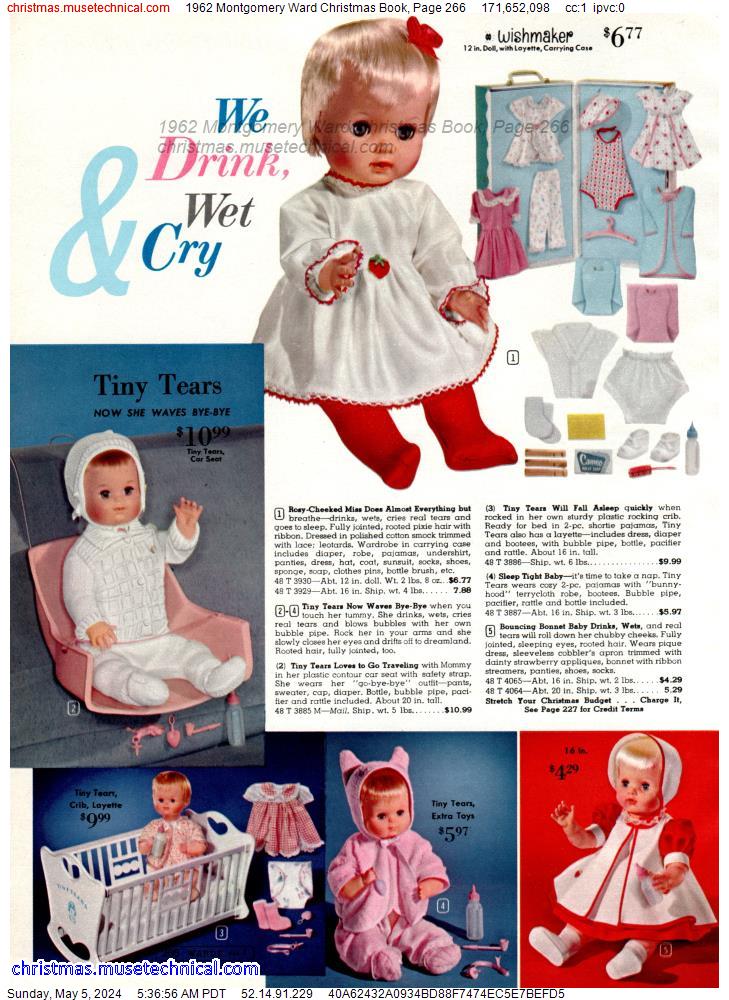 1962 Montgomery Ward Christmas Book, Page 266