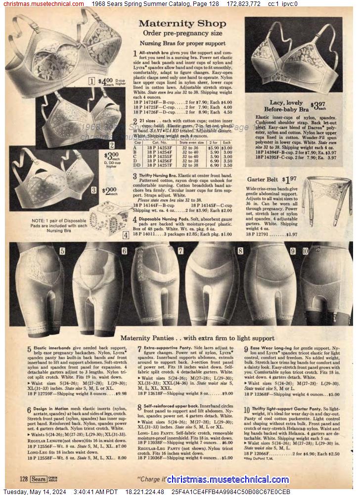 1968 Sears Spring Summer Catalog, Page 128
