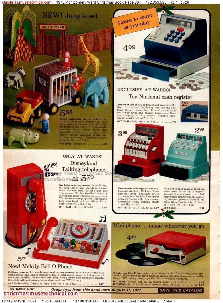 1970 Montgomery Ward Christmas Book, Page 364