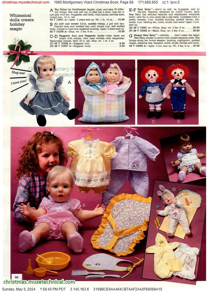 1985 Montgomery Ward Christmas Book, Page 88