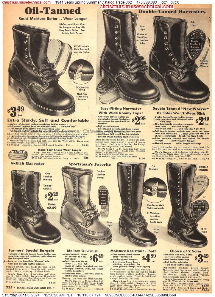 1941 Sears Spring Summer Catalog, Page 362