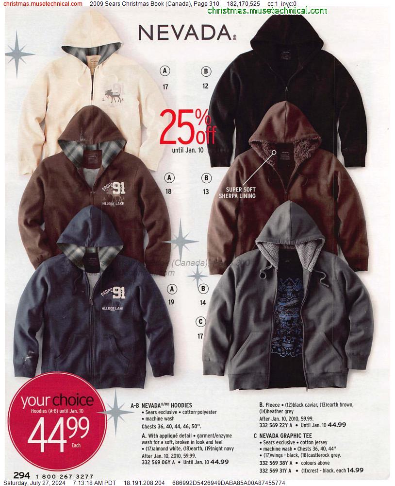 2009 Sears Christmas Book (Canada), Page 310