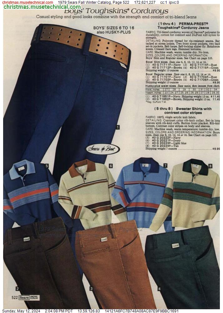 1979 Sears Fall Winter Catalog, Page 522