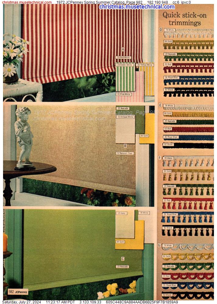 1972 JCPenney Spring Summer Catalog, Page 982