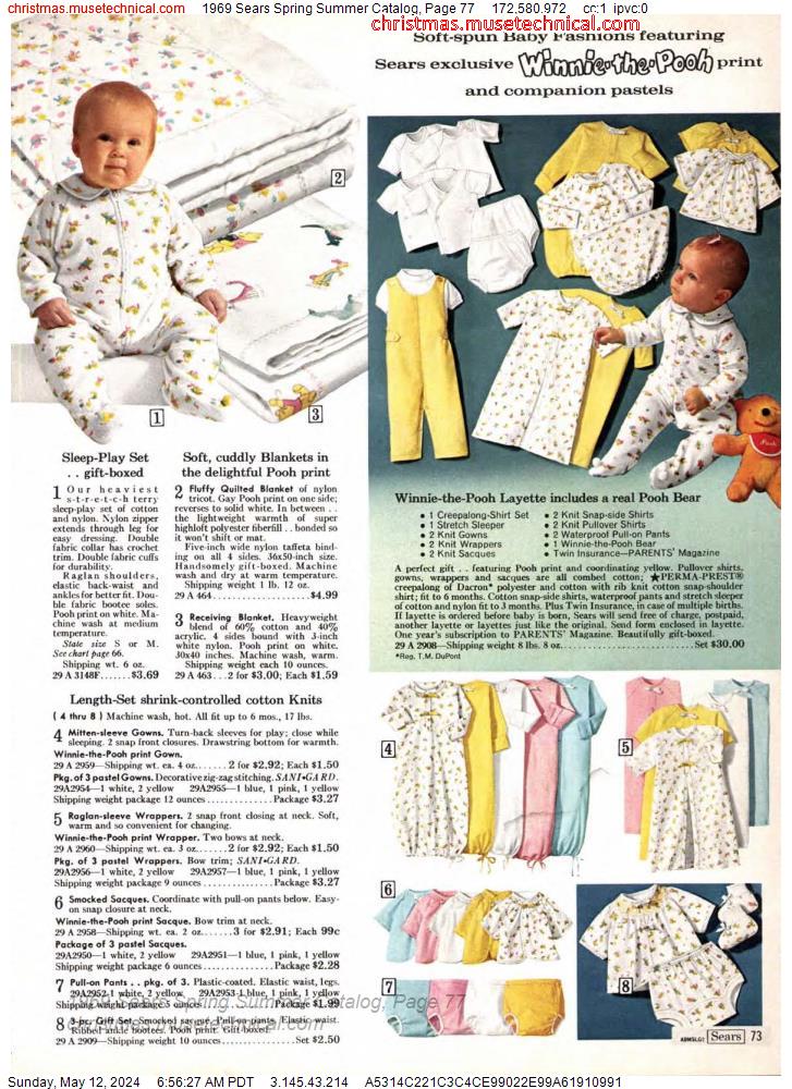 1969 Sears Spring Summer Catalog, Page 77