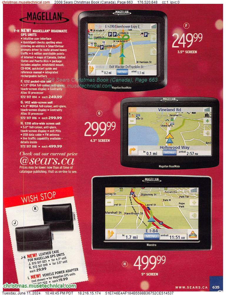 2008 Sears Christmas Book (Canada), Page 663