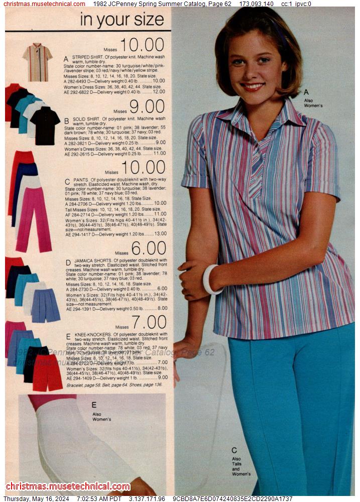 1982 JCPenney Spring Summer Catalog, Page 62
