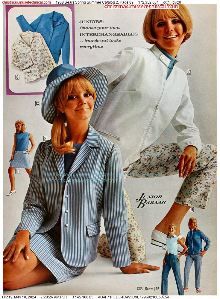 1968 Sears Spring Summer Catalog 2, Page 89