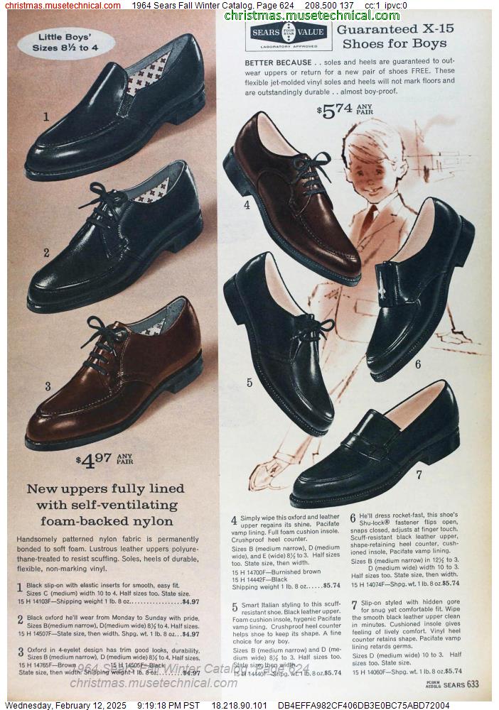 1964 Sears Fall Winter Catalog, Page 624