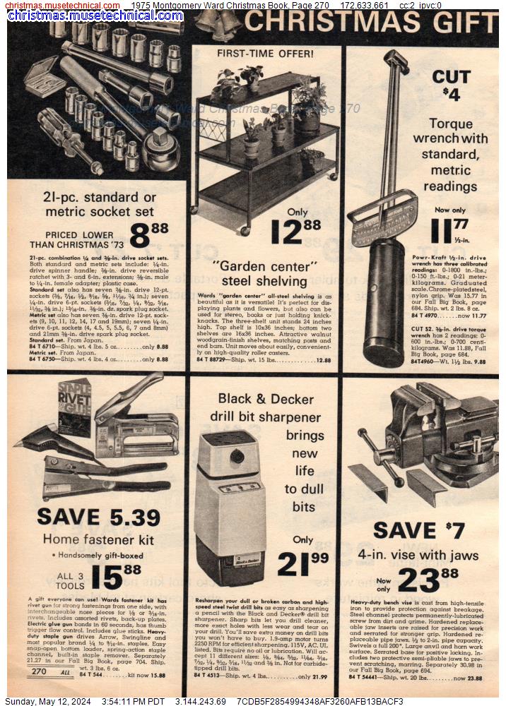 1975 Montgomery Ward Christmas Book, Page 270