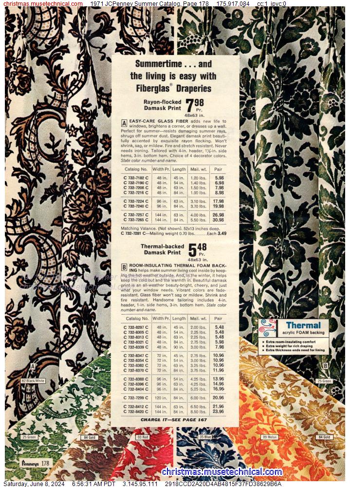 1971 JCPenney Summer Catalog, Page 178